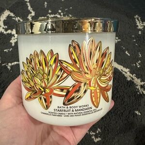 Bath & Body Works Starfruit & Mandarin Candle